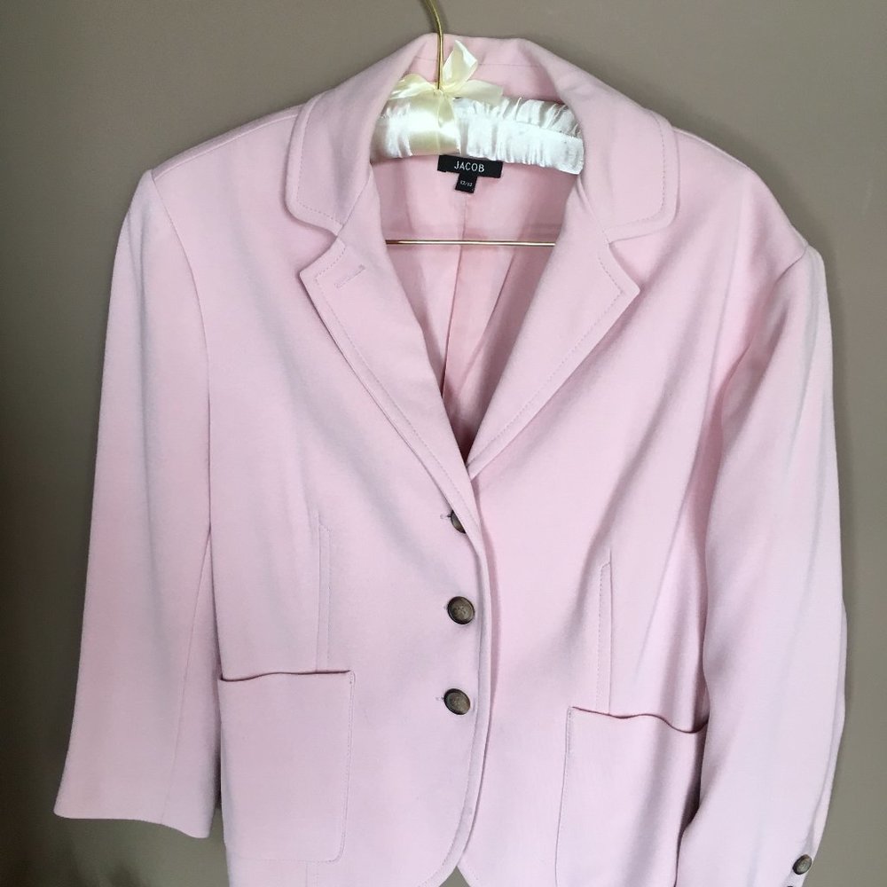 Jacob vintage blazer.  Light pink in color.  Size 13/14